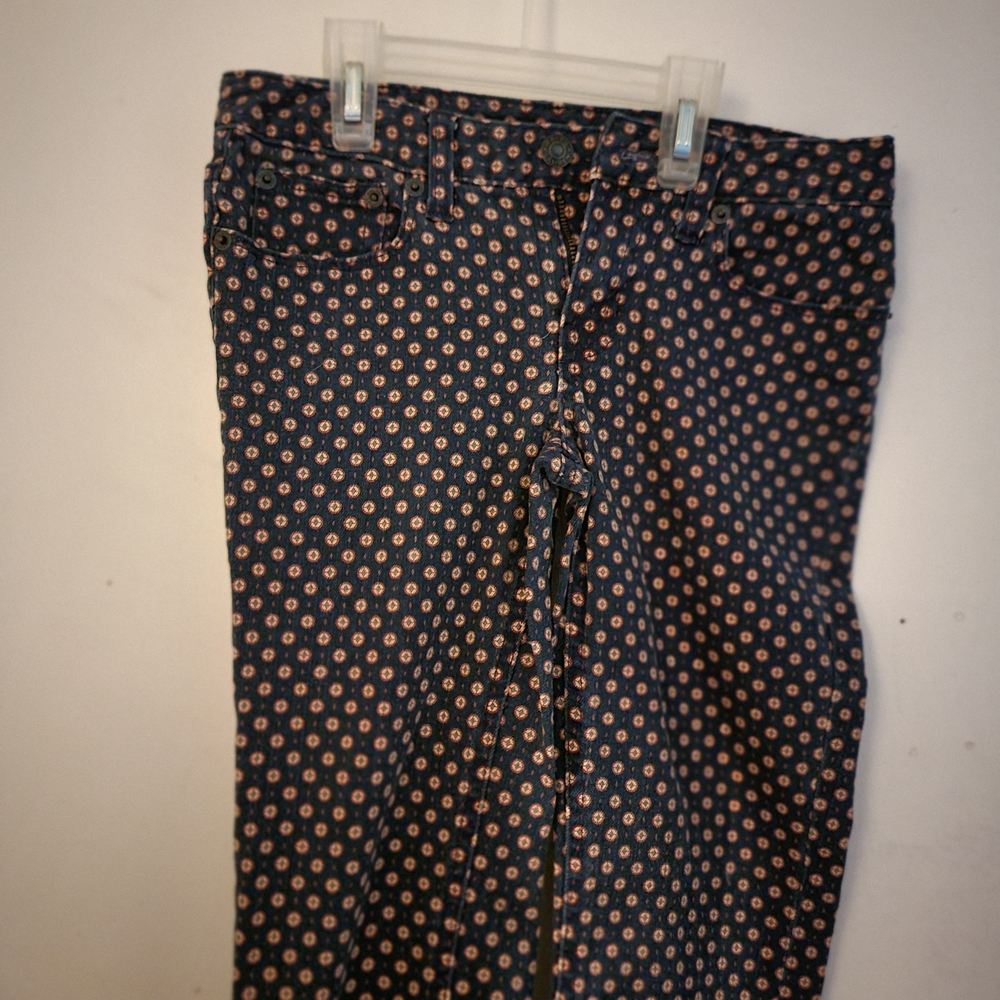 Polo by Ralph Lauren Kids Patterned Jeans - Navy and Pink
